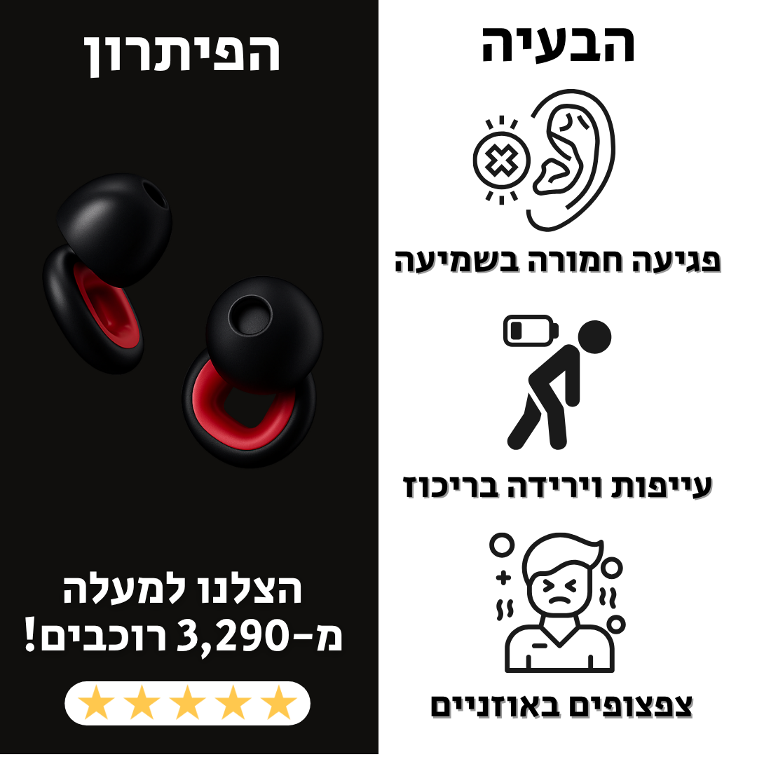 אטמי רכיבה - Aqua Earplugs