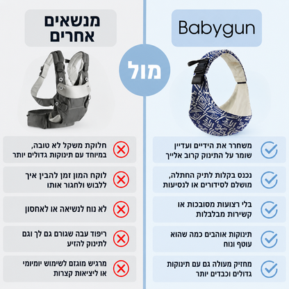 מנשא כתף של BabyGun