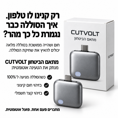 מתאם הביטחון CUTVOLT (Type C)
